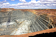 Open cut mining in Kalgoorlie Western Australia